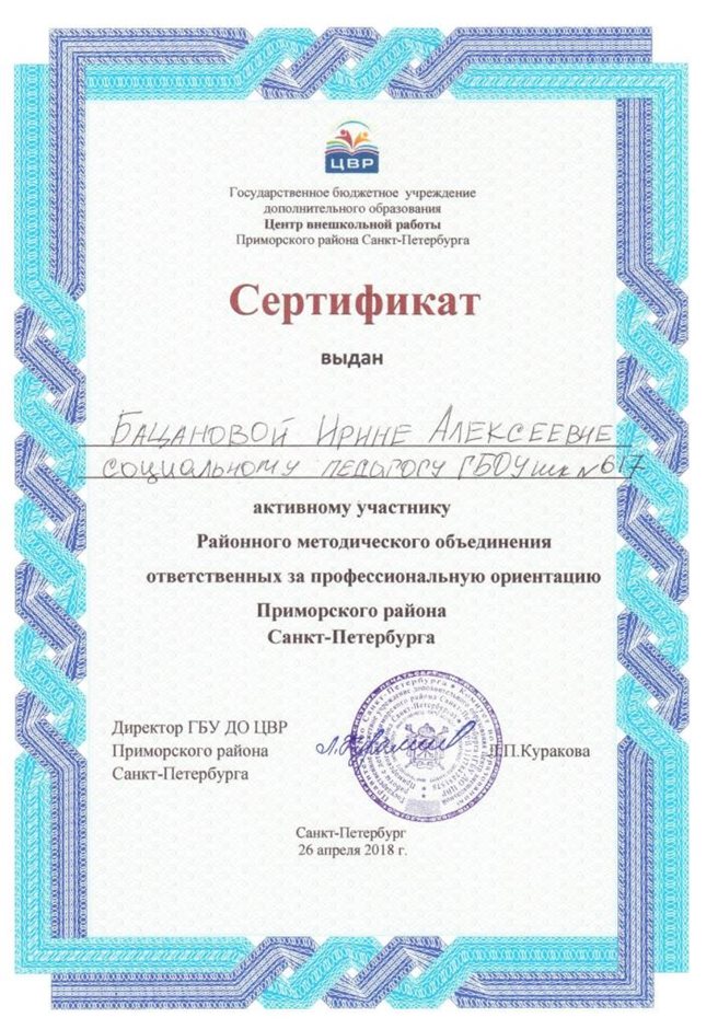2017-2018 Бацанова И.А. (профориентация)